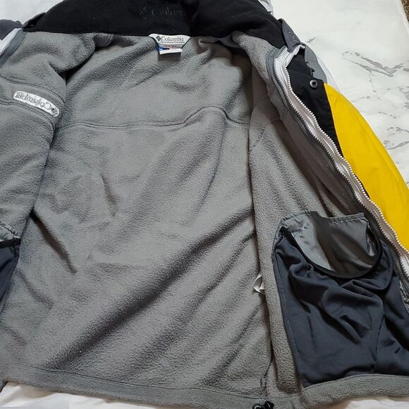 Columbia Sportswear Black/Yellow Vertex Omni-Shield Layered Coat - Picture 11 of 12